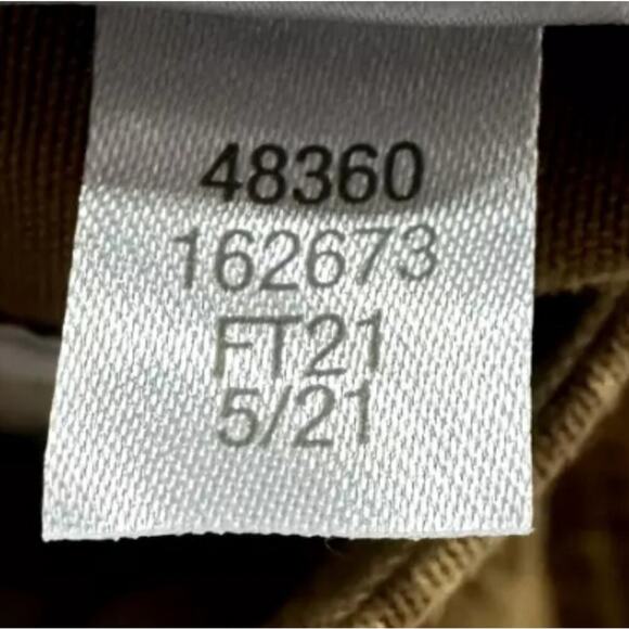 Garnet Hill Women's Salt Washed Chino Shorts Beachwood Palm Brown Sz 10 Medium - Picture 6 of 10